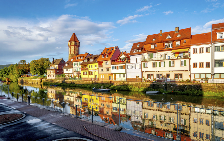 Haeuser in Wertheim, Deutschland