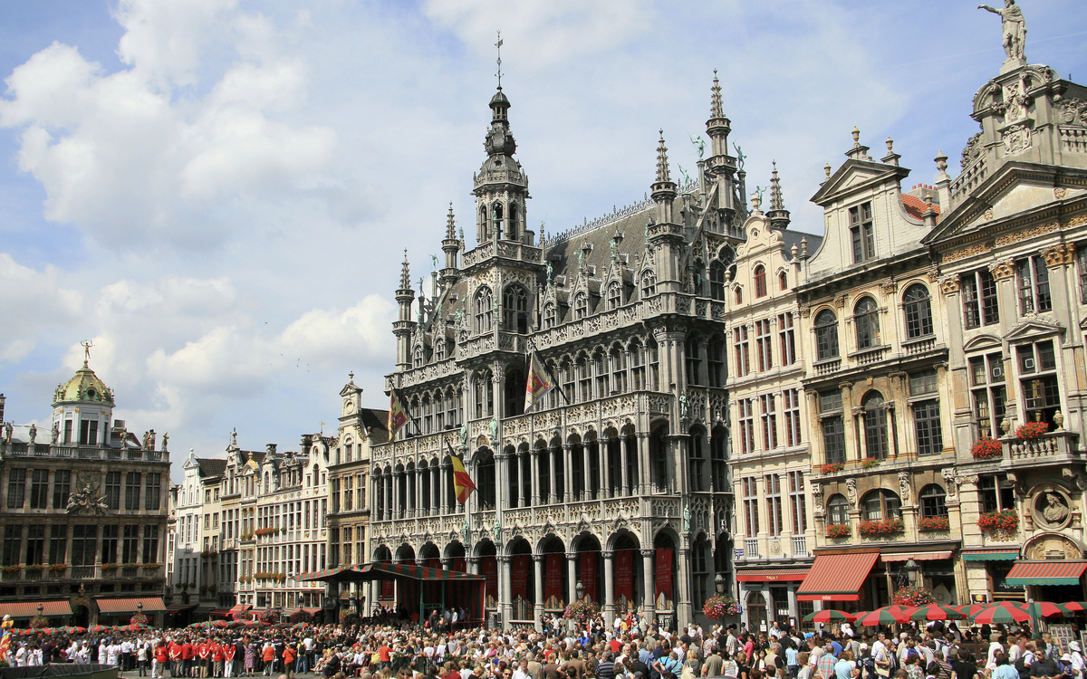 Rathaus in Brüssel, Belgien