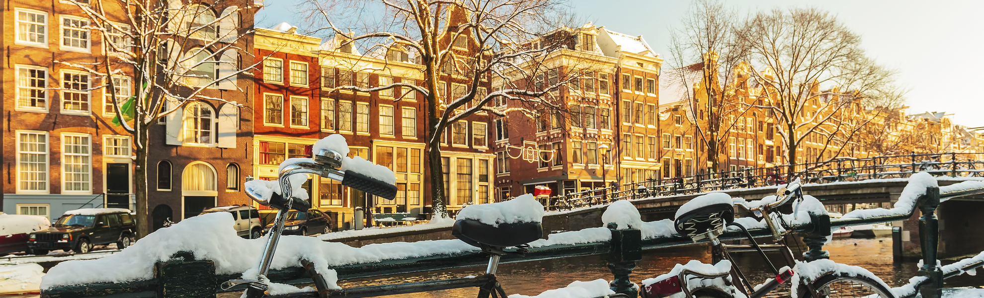 Amsterdam im Winter, Niederlande