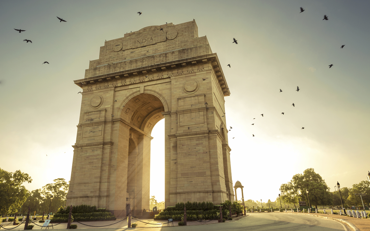 Triumphbogen -Gate of India- in Neu-Delhi, Indien