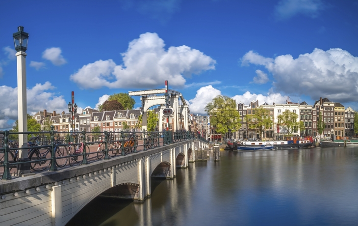 Magere Brücke in Amsterdam, Niederlande