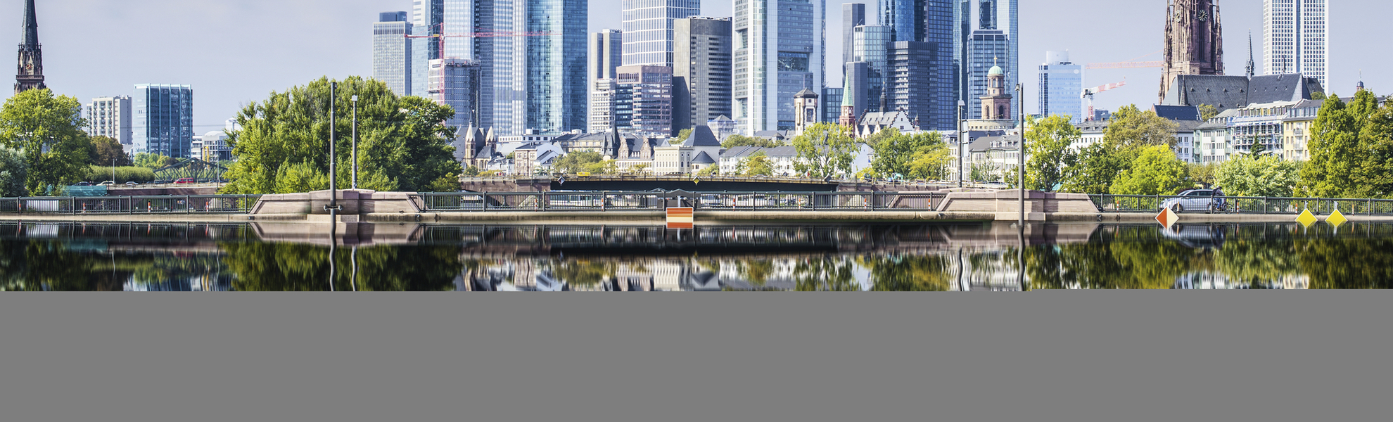Wolkenkratzer in Frankfurt am Main, Deutschland