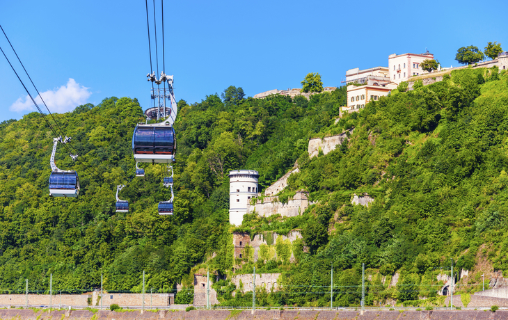Seilbahn zur Burg Ehrenbreitstein, Deutschland