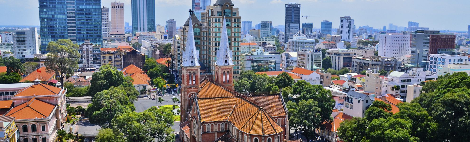 Panorama von Ho-Chi-Minh-Stadt, Vietnam