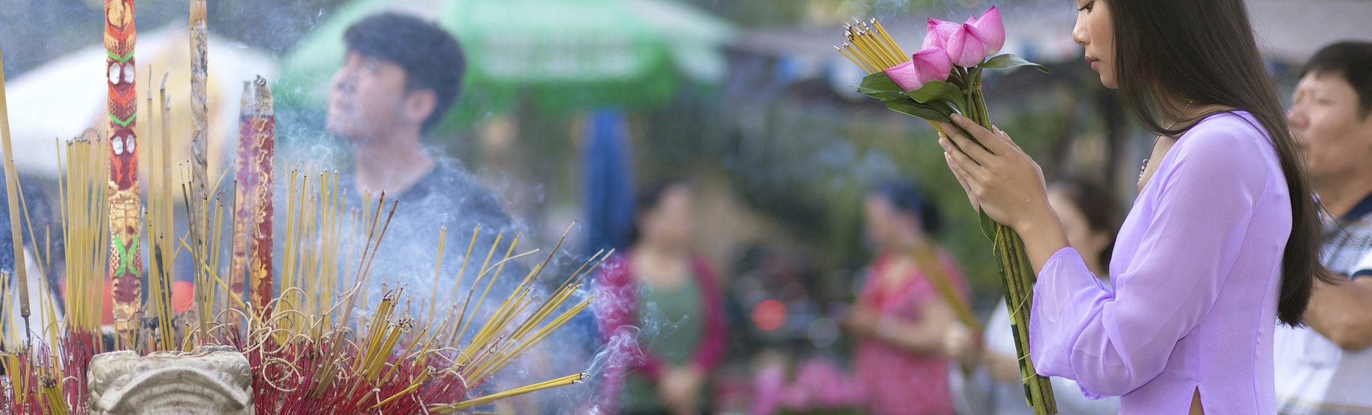 Räucherstäbchen in Vietnam