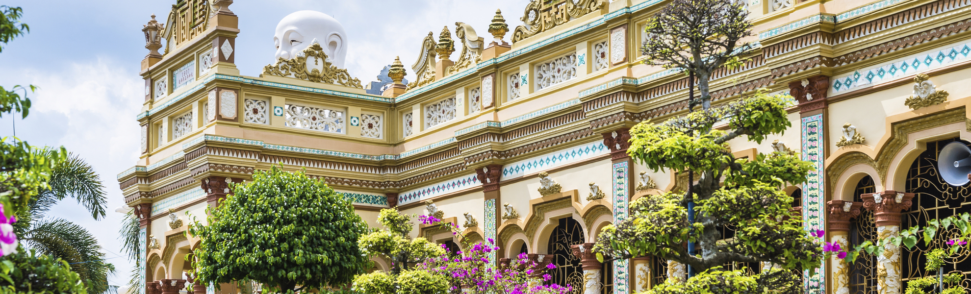 Vinh Trang Tempel in My Tho, Vietnam