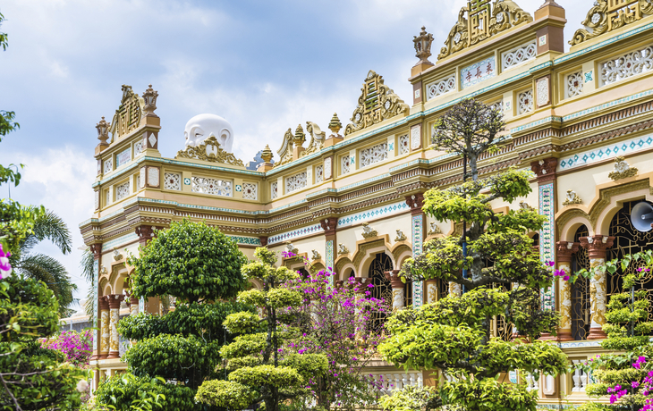 Vinh Trang Tempel in My Tho, Vietnam