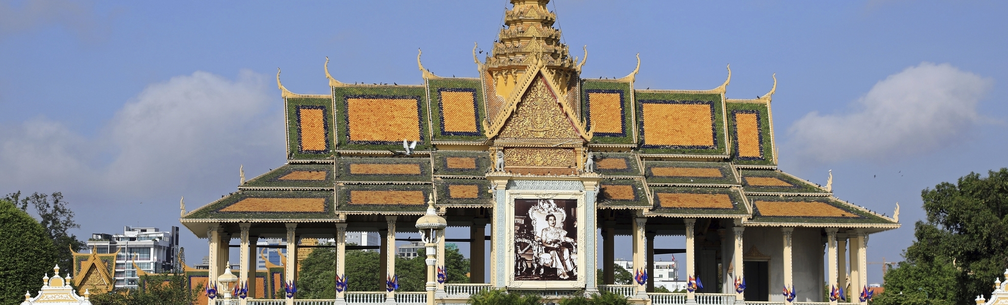 Der Königspalast in Phnom Penh, Kambodscha