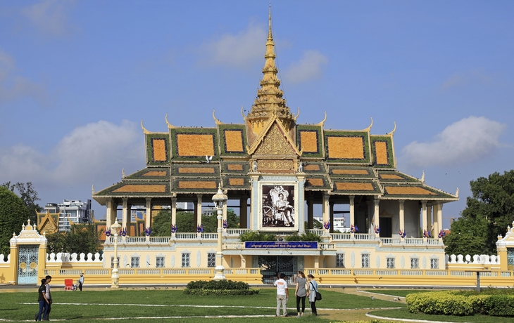 Der Königspalast in Phnom Penh, Kambodscha
