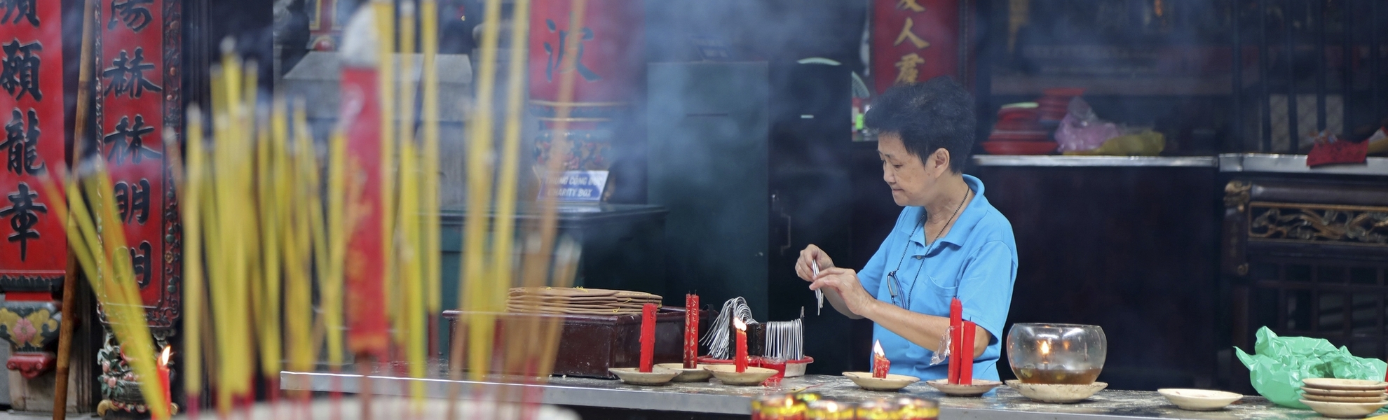Land und Leute in Saigon, Vietnam