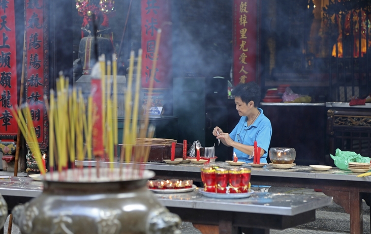 Land und Leute in Saigon, Vietnam