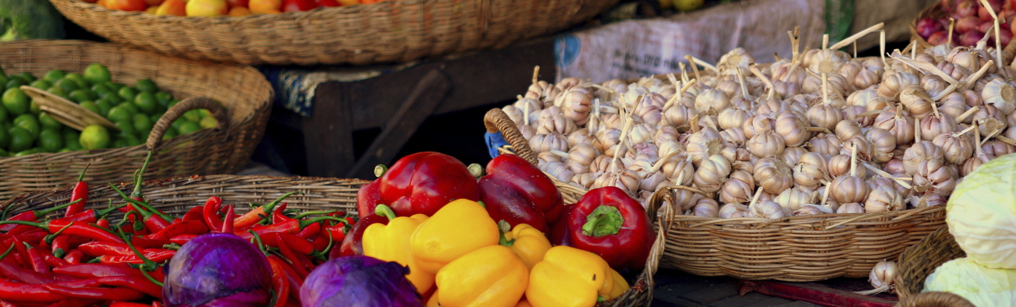 Lebensmittel auf dem Markt, Kambodscha