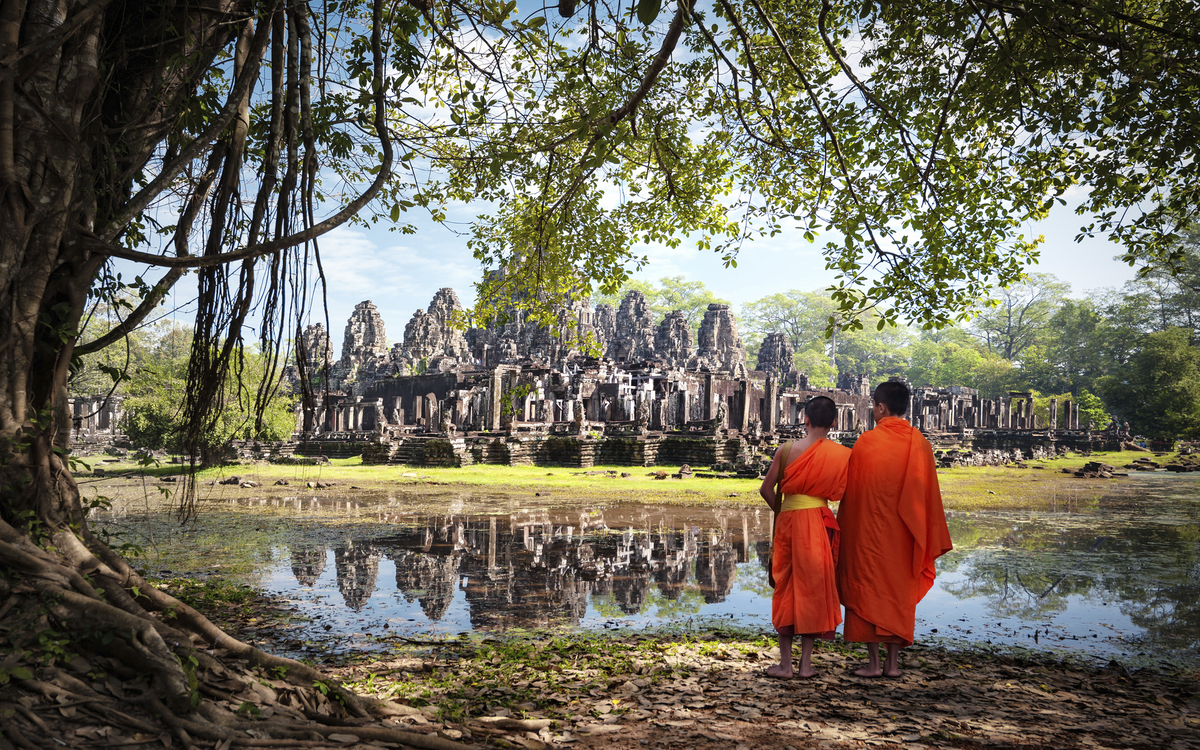 Angkor Wat in Siem Reap, Kambodscha