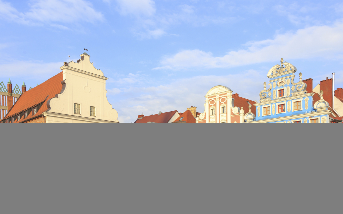 Platz in der Altstadt Stettins, Polen