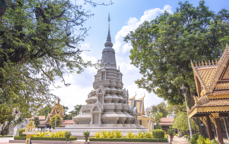 Silberpagode in Phnom Penh, Kambodscha