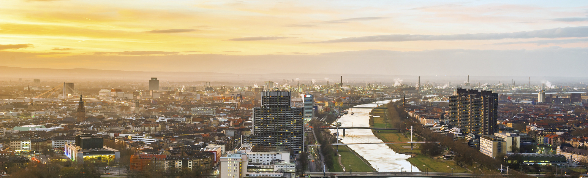 Ludwigshafen in Mannheim, Deutschland