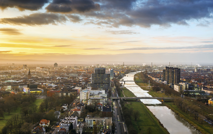 Ludwigshafen in Mannheim, Deutschland