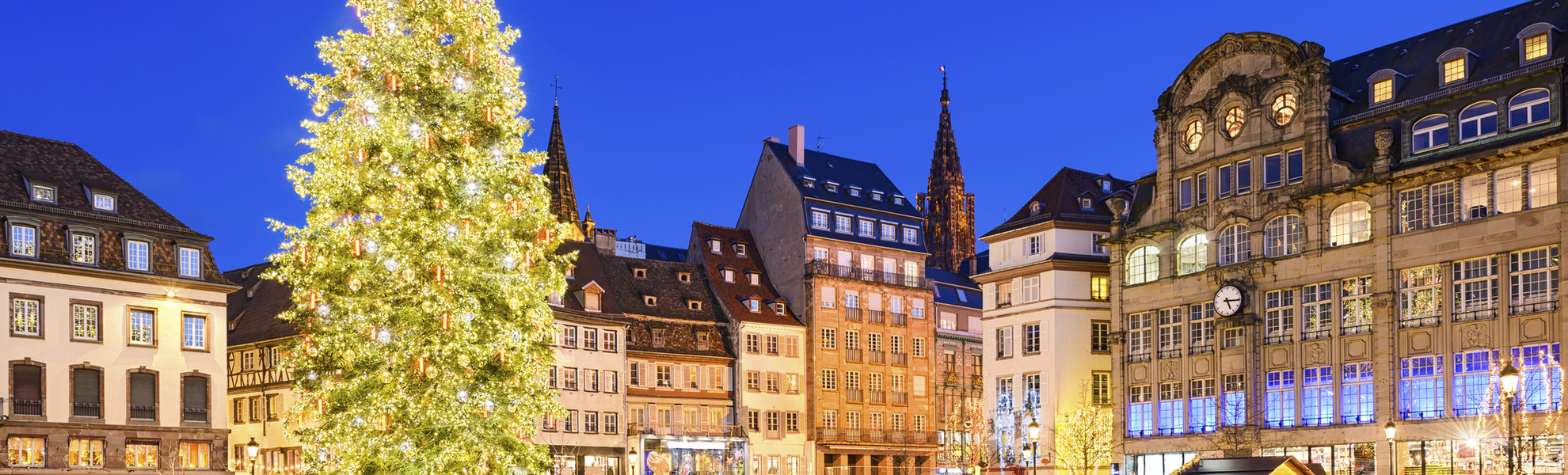 Weihnachtsmarkt in Straßburg, Frankreich