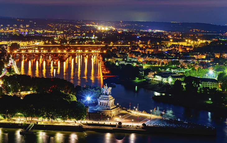 Deutsches Eck in Koblenz