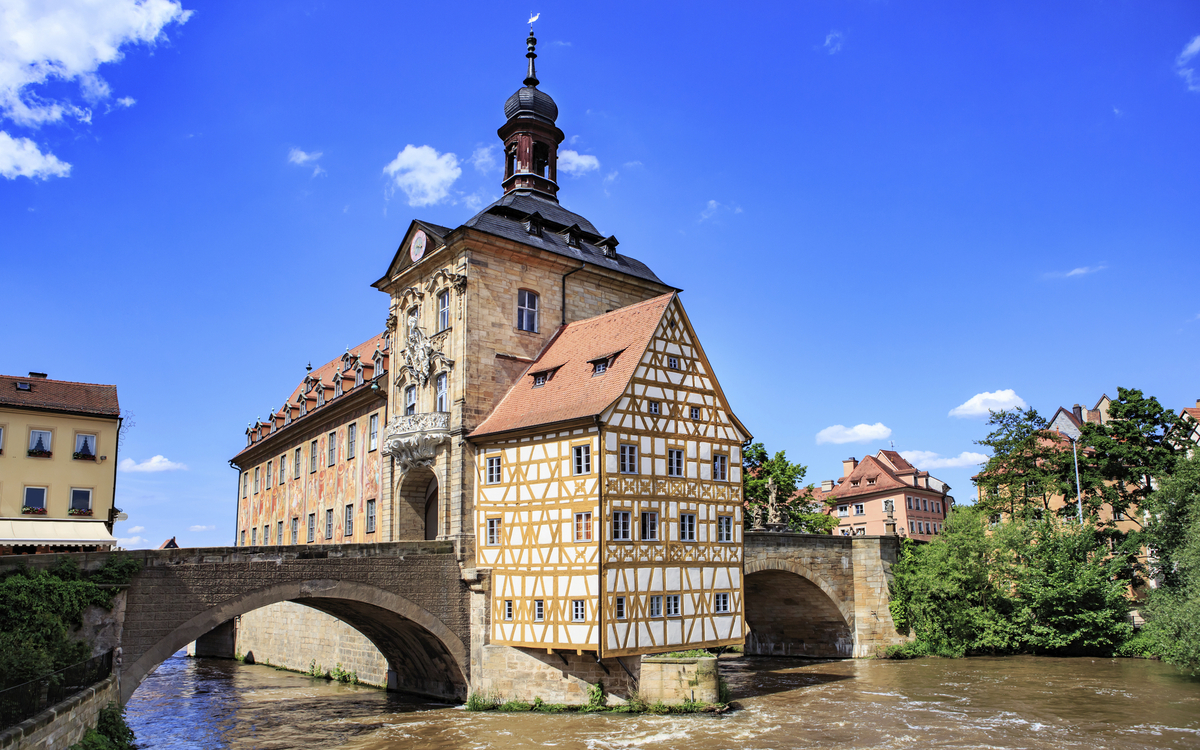Altes Rathaus in Bamberg, Deutschland