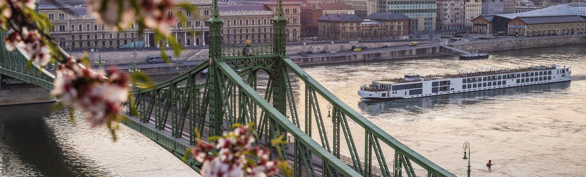 Budapest bei Sonnenuntergang, Ungarn