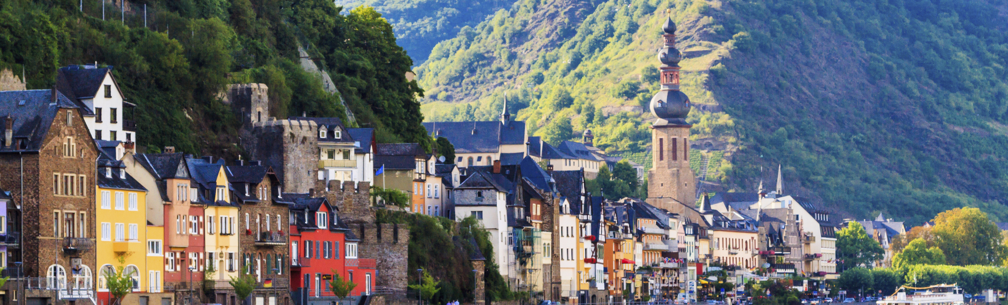 Der kleine Ort Cochem an der Mosel, Deutschland