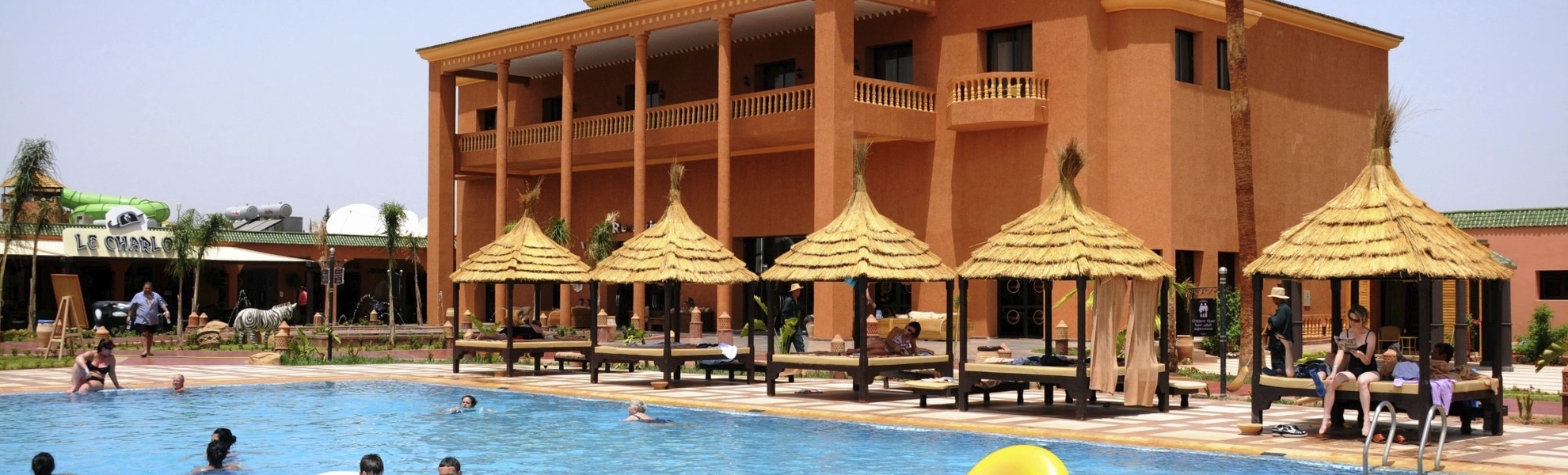 Pool im Hotel Aqua Fun Marrakech, Marokko