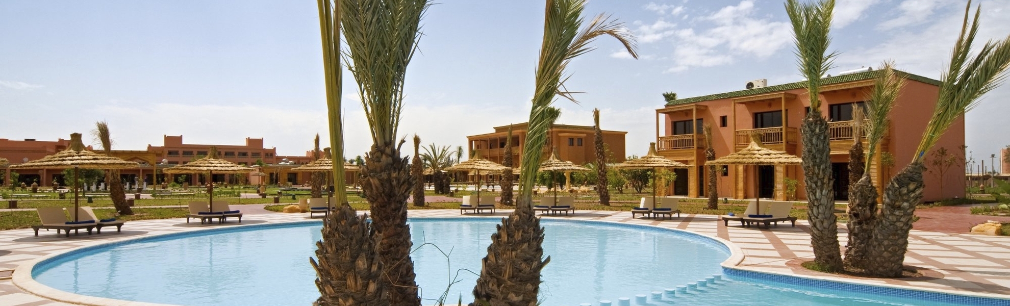 Poolanlage im Hotel Aqua Fun Marrakech, Marokko
