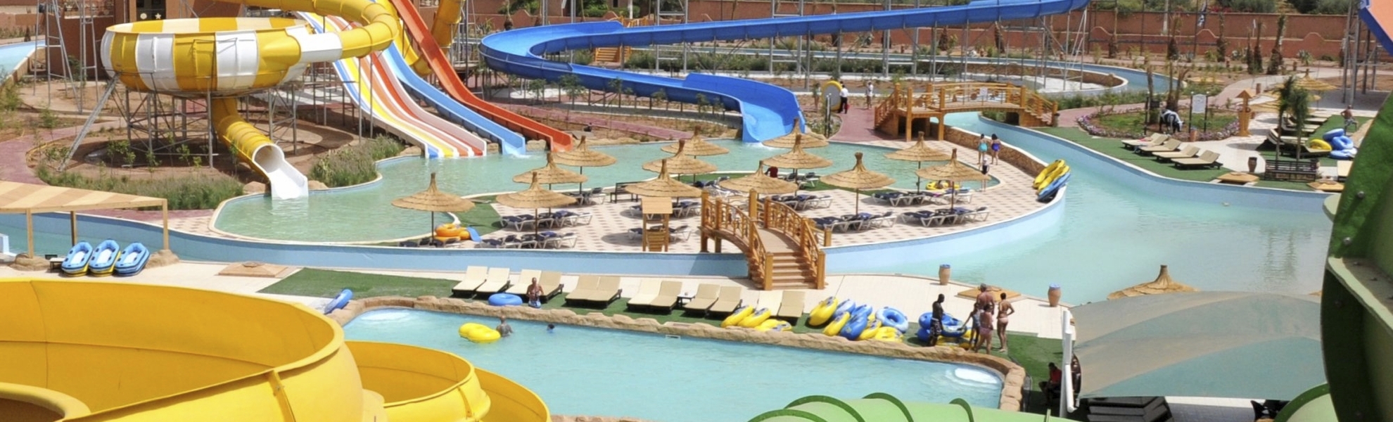 Wasserpark im Hotel Aqua Fun Marrakech, Marokko