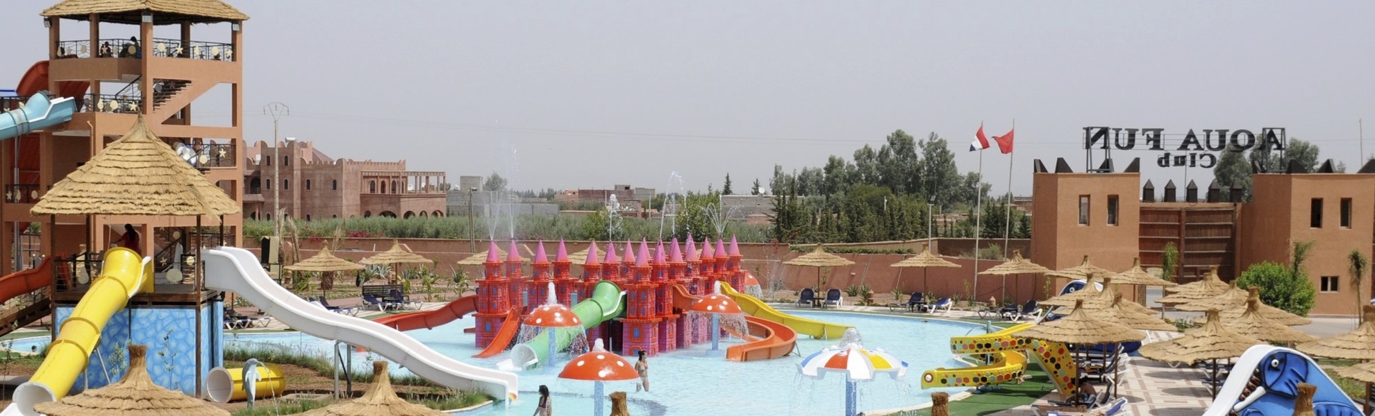Wasserpark im Hotel Aqua Fun Marrakech, Marokko
