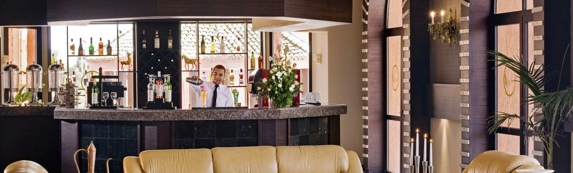 Bar im Hotel Aqua Fun Marrakech, Marokko