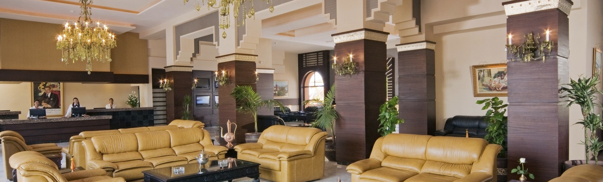 Lobby im Hotel Aqua Fun Marrakech, Marokko