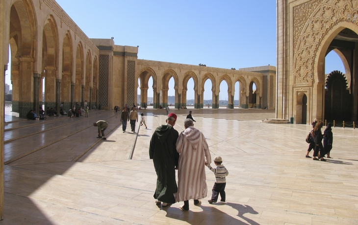 Hassan ll. Moschee in Casablanca, Marokko