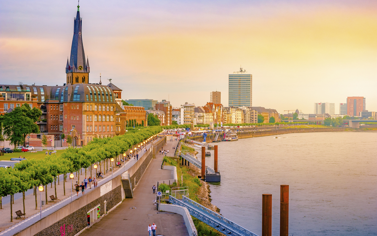 Düsseldorfs Skyline, Deutschland