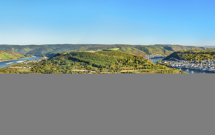 Luftansicht von Boppard, Deutschland