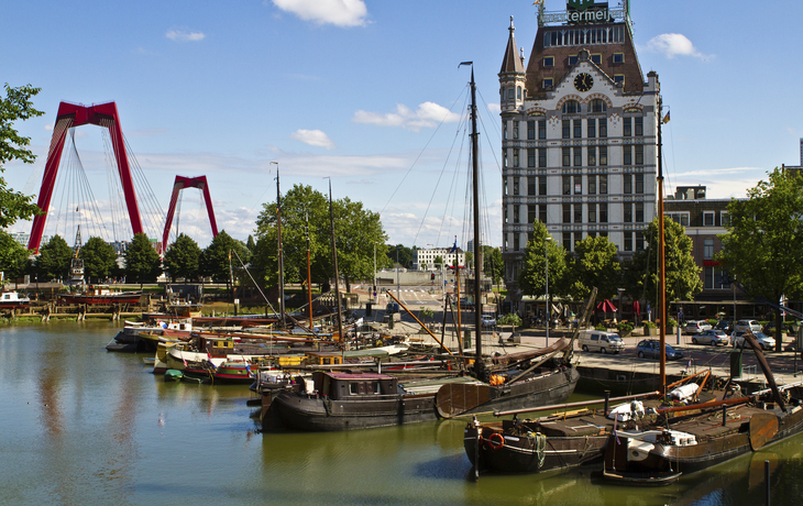 Alte Segelschiffe in Rotterdam, Niederlande