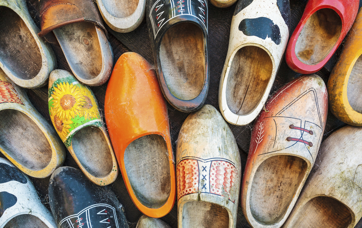 traditionelle niederländische Holzschuhe