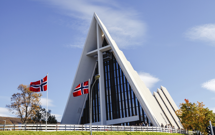 Eismeerkathedrale in Tromso, Norwegen