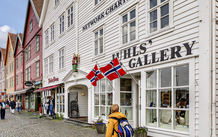Geschäfte in Bergen, Norwegen