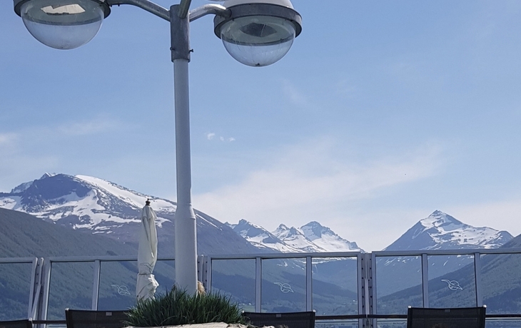 Sonnendeck der MS Artania