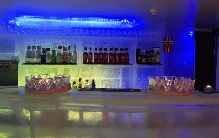 Eisbar in Bergen