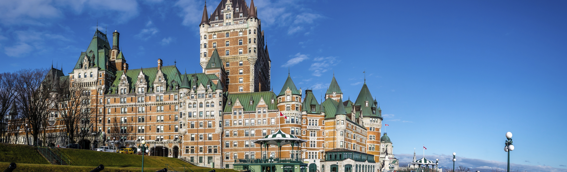 Schloss Frontenac in Quebec, Kanada