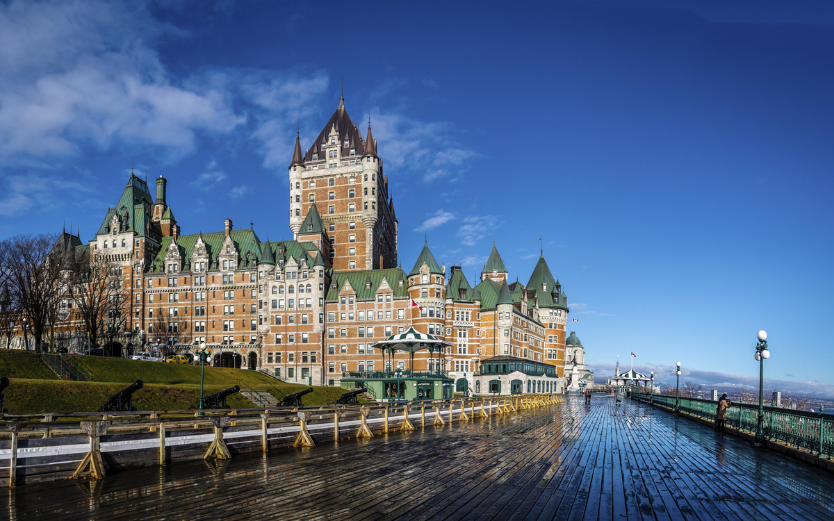 Schloss Frontenac in Quebec, Kanada