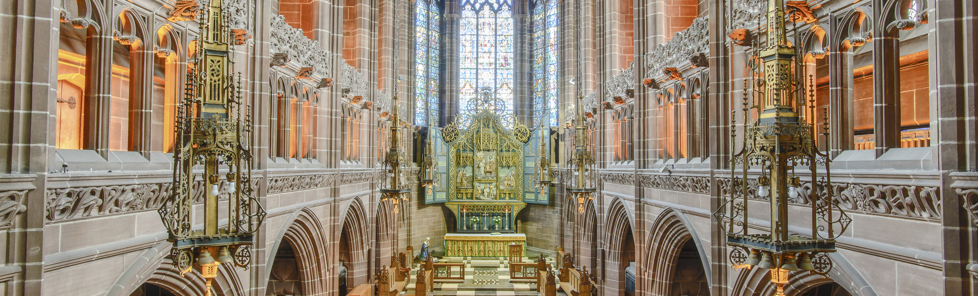 Innenansicht der Kathedrale von Liverpool, England