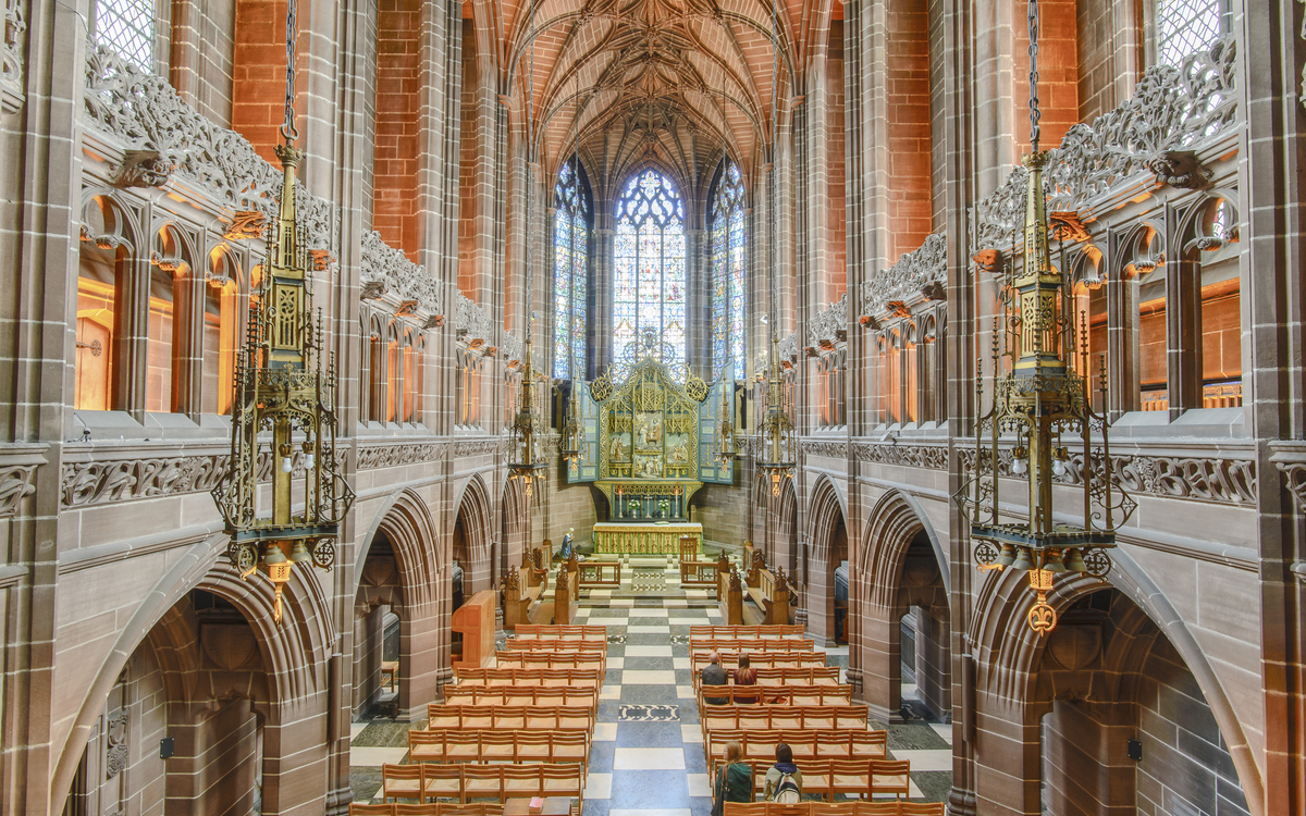 Innenansicht der Kathedrale von Liverpool, England