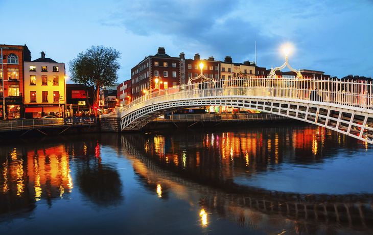 Ha Penny Brücke in Dublin, Irland