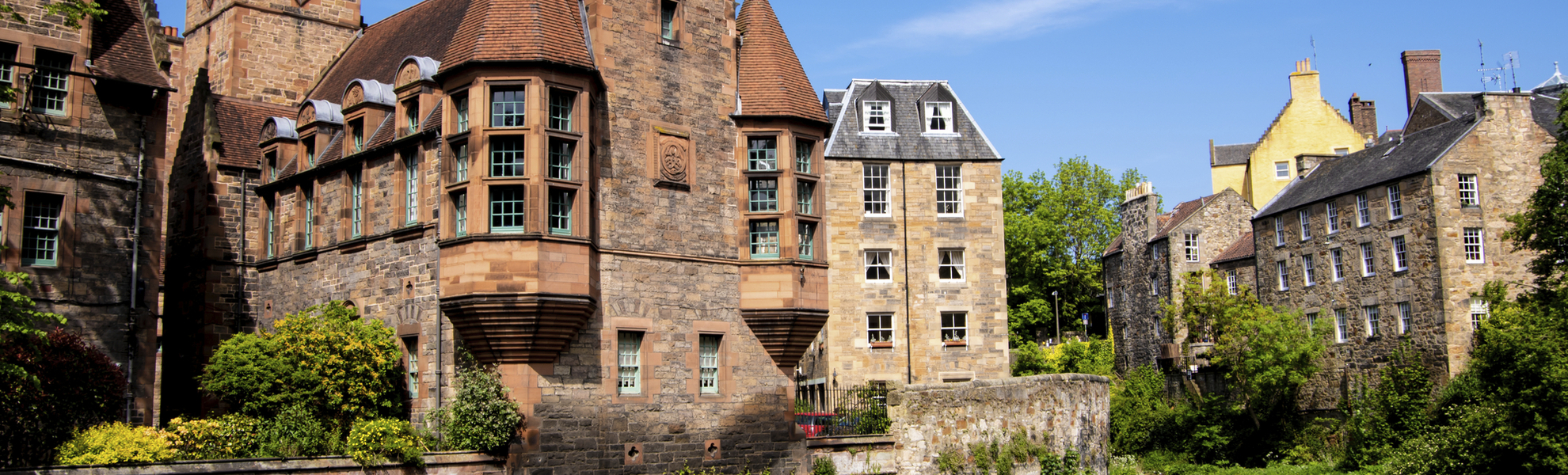 Dean Village in Leith, Schottland