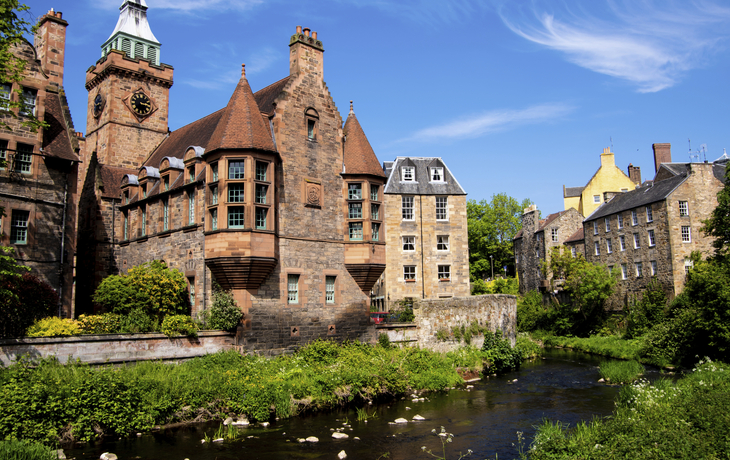 Dean Village in Leith, Schottland