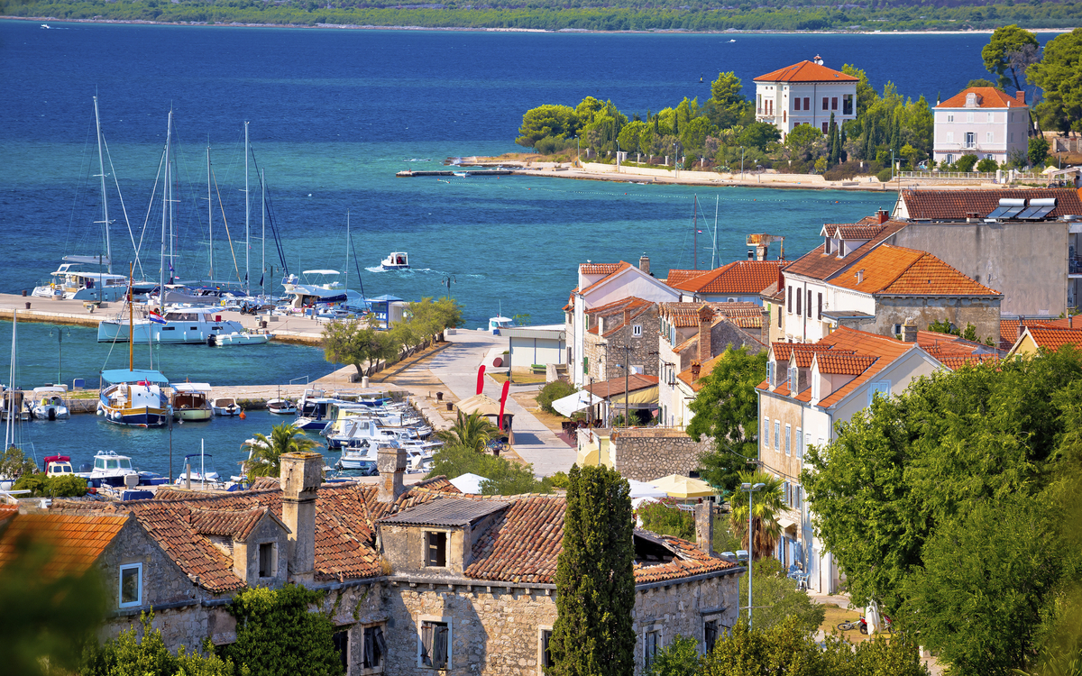 Fosa Hafen von Zadar, Kroatien