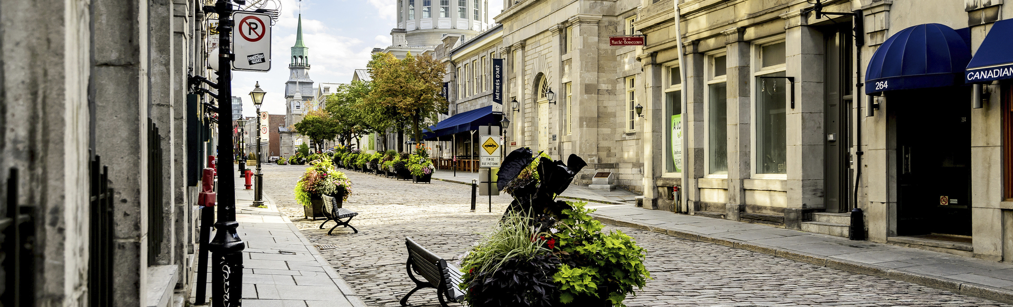 Straße in Montreal, Kanada